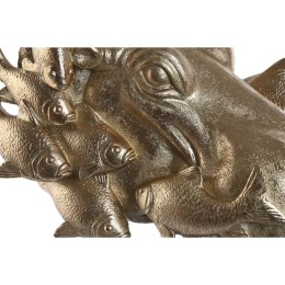 Figurka Dekoracyjna Home ESPRIT Czarny Złoty Hipopotam 33 x 21,5 x 45 cm