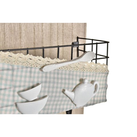 Wieszak ścienny DKD Home Decor Drewno Metal 23 x 9 x 36 cm Wieszak ścienny DKD Home Decor Drewno Metal 23 x 9 x 36 cm