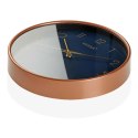 Zegar Ścienny Gold Plastikowy (4 x 30 x 30 cm) - Niebieski