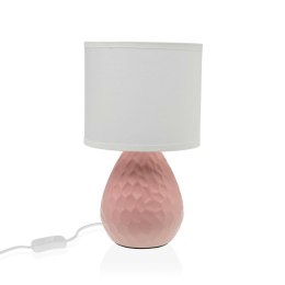 Lampa stołowa Versa Różowy Biały Ceramika 40 W 15,5 x 27,5 cm
