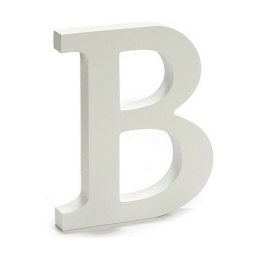 Litera B Drewno Biały (1,8 x 21 x 17 cm) (12 Sztuk)