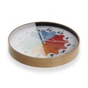 Zegar Ścienny Versa Szkło Plastikowy 4 x 30 x 30 cm