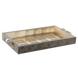 Taca DKD Home Decor Szampan Drewno Metal 36 x 22 x 4 cm