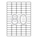 Etykiety do Drukarki Apli 10199 Biały 25 Kartki 35,6 x 16,9 mm