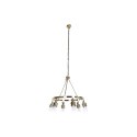 Lampa Sufitowa DKD Home Decor 66 x 66 x 60 cm Szkło Złoty Metal 40 W