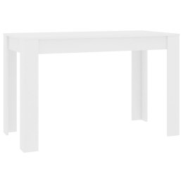 Stół jadalniany, biały, 120x60x76 cm, płyta wiórowa