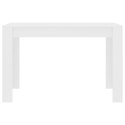 Stół jadalniany, biały, 120x60x76 cm, płyta wiórowa
