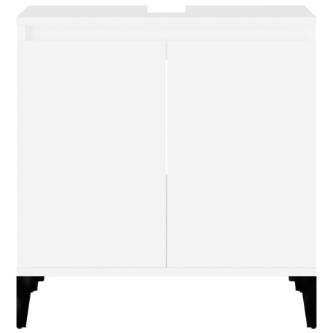 Szafka pod umywalkę, biała, 58x33x60 cm