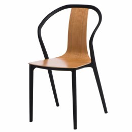 Krzesło Bella czarne/naturalne