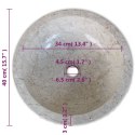 Umywalka marmurowa, 40 cm, kremowa