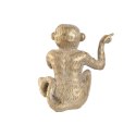 Figurka Dekoracyjna Home ESPRIT Złoty Małpa Tropikalny 14 x 10 x 14 cm (3 Sztuk)