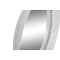 Lustro ścienne Home ESPRIT Biały Metal Miejska 85,5 x 9,5 x 85,5 cm