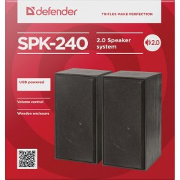 Głośniki Komputerowe Defender SPK-240 Czarny