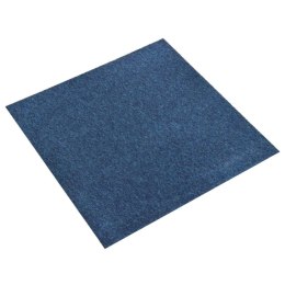 Podłogowe płytki dywanowe, 20 szt., 5 m², 50x50 cm, niebieskie