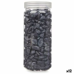 Kamienie dekoracyjne Czarny 10 - 20 mm 700 g (12 Sztuk)