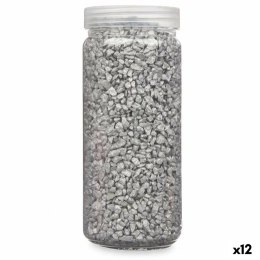 Kamienie dekoracyjne Srebrzysty 2 - 5 mm 700 g (12 Sztuk)