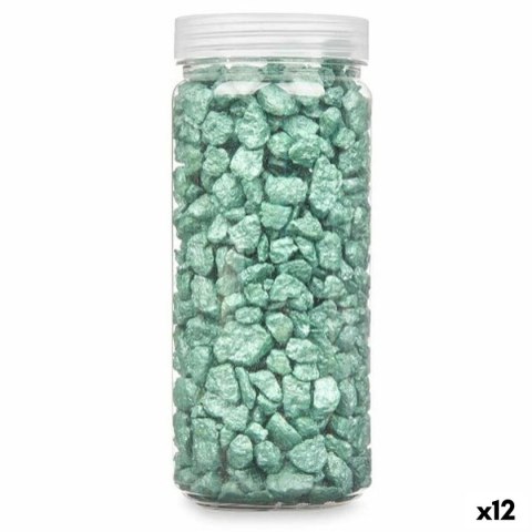 Kamienie dekoracyjne Kolor Zielony 10 - 20 mm 700 g (12 Sztuk)