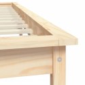 Rama łóżka, 140x200 cm , lite drewno sosnowe