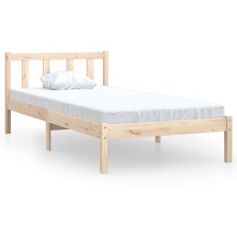 Rama łóżka z litego drewna sosnowego, 90 x 200 cm