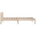 Rama łóżka z litego drewna sosnowego, 90 x 200 cm