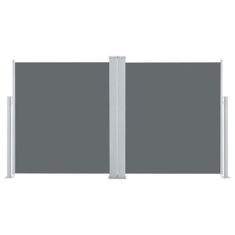 Zwijana markiza boczna, antracytowa, 140 x 600 cm