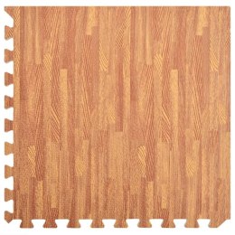 Maty podłogowe, 24 szt, wzór drewna, 8,64 ㎡, pianka EVA
