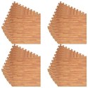 Maty podłogowe, 24 szt, wzór drewna, 8,64 ㎡, pianka EVA