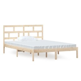 Rama łóżka, lite drewno sosnowe, 140 x 200 cm
