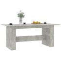 Stół jadalniany, betonowy szary, 180x90x76 cm, płyta wiórowa