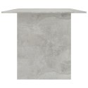 Stół jadalniany, betonowy szary, 180x90x76 cm, płyta wiórowa