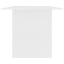 Stół jadalniany, biały, 180x90x76 cm, płyta wiórowa