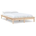 Rama łóżka, 160 x 200 cm, lite drewno sosnowe