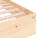 Rama łóżka, lite drewno, 140 x 190 cm