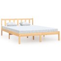 Rama łóżka z litego drewna sosnowego, 120 x 200 cm
