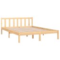 Rama łóżka z litego drewna sosnowego, 140 x 200 cm