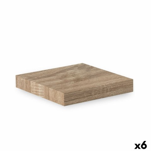 Półki Confortime Naturalny Drewno MDF 23,5 x 23,5 x 3,8 cm (6 Sztuk)