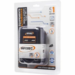 Ochrona przeciwprzepięciowa INFOSEC S1 USB NEO Czarny