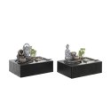 Fontána DKD Home Decor Budda Żywica Orientalny 29 x 21 x 23 cm (2 Sztuk)