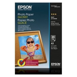 Papier Fotograficzny Błyszczący A3 (20 arkuszy) Epson C13S042536 A3