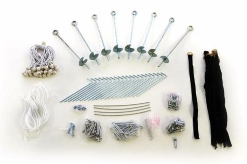 Schron gospodarczy 3,3×4,8 m, zielony, PVC 550 g/m²