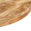 Stolik bistro, okrągły, 80x75 cm, surowe drewno mango