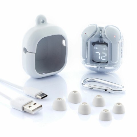 Słuchawki bezprzewodowe z etui ładującym Grey InnovaGoods Słuchawki bezprzewodowe z etui ładującym Grey InnovaGoods