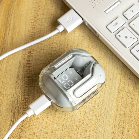 Słuchawki bezprzewodowe z etui ładującym Grey InnovaGoods Słuchawki bezprzewodowe z etui ładującym Grey InnovaGoods