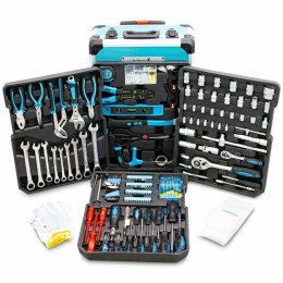Komplet narzędzi zestaw 1200 elementów w walizce narzędziowej narzędzia ze stali