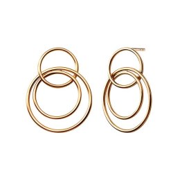 Gold earrings KXC6493