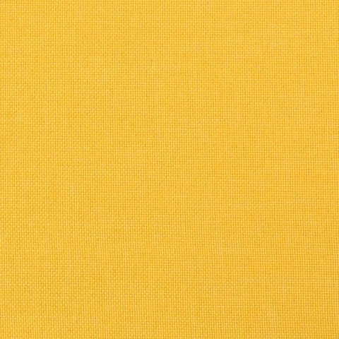 Fotel bujany, musztardowy, tapicerowany tkaniną