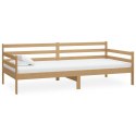 Łóżko dzienne z materacem, 90x200 cm, miodowy brąz, sosnowe