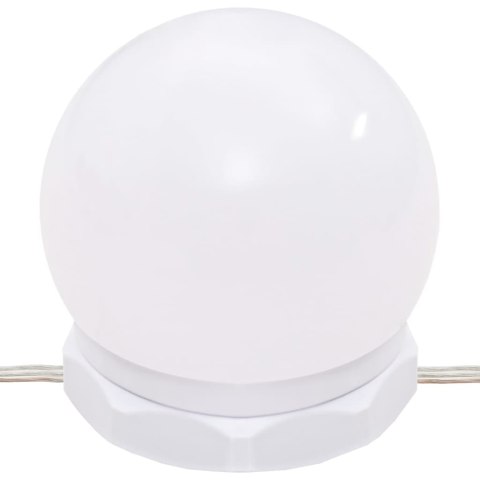 Toaletka z oświetleniem LED, biała, 86,5x35x136 cm