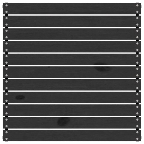 5-cz. zestaw wypoczynkowy do ogrodu, czarny, drewno sosnowe