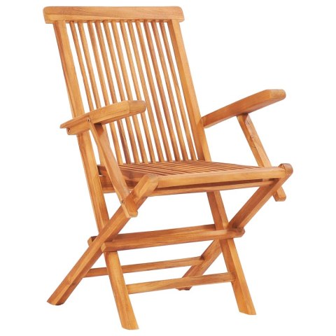 7-cz. zestaw składanych mebli ogrodowych, lite drewno tekowe